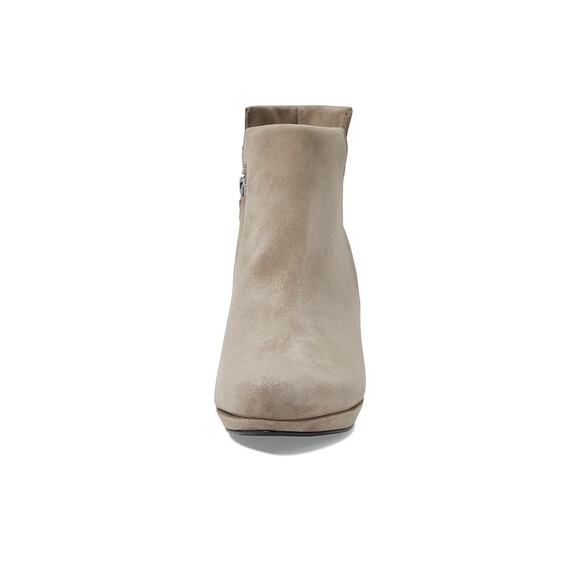 Paul Green Suave Fango Suede High Heel Ankle Boots Almond Toe Size 8.5 NWB - Picture 3 of 12